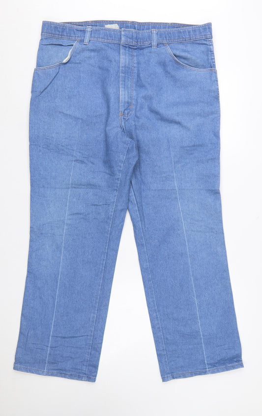 Wrangler Women's Blue Straight Leg Denim Jeans Size 40 Regular