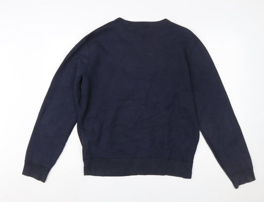 Polo Ralph Lauren Men's Blue Crew Neck Pullover Sweatshirt M