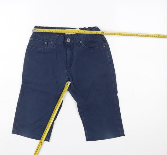 Levi's Boys Blue Slim Chino Shorts 12 Years Twill Cotton Blend