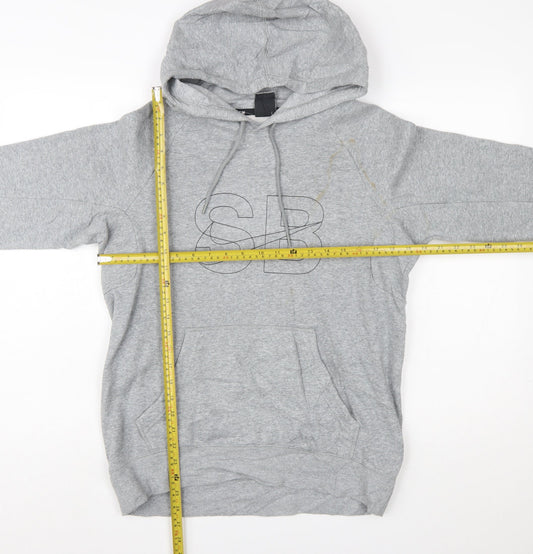 Nike SB Men's Grey XS Pullover Hoodie with Logo