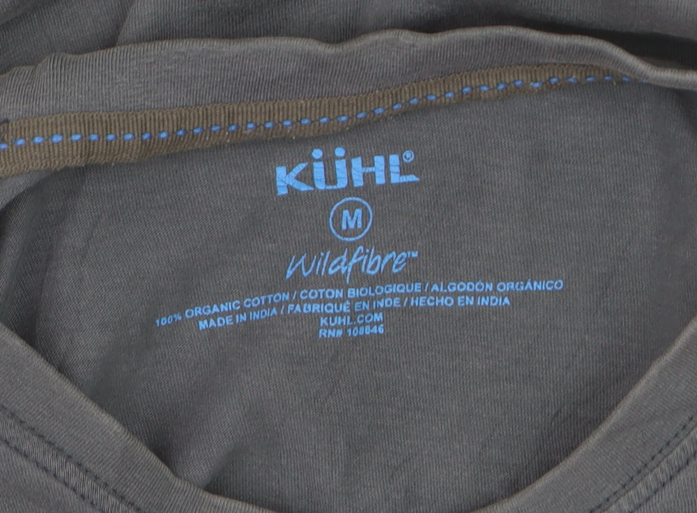 Kuhl Men's Blue Short Sleeve Organic Cotton Graphic T-Shirt Size M
