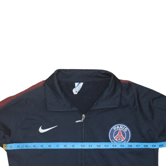 Nike Paris Saint-Germain Men's Blue Full Zip Sweatshirt Size S