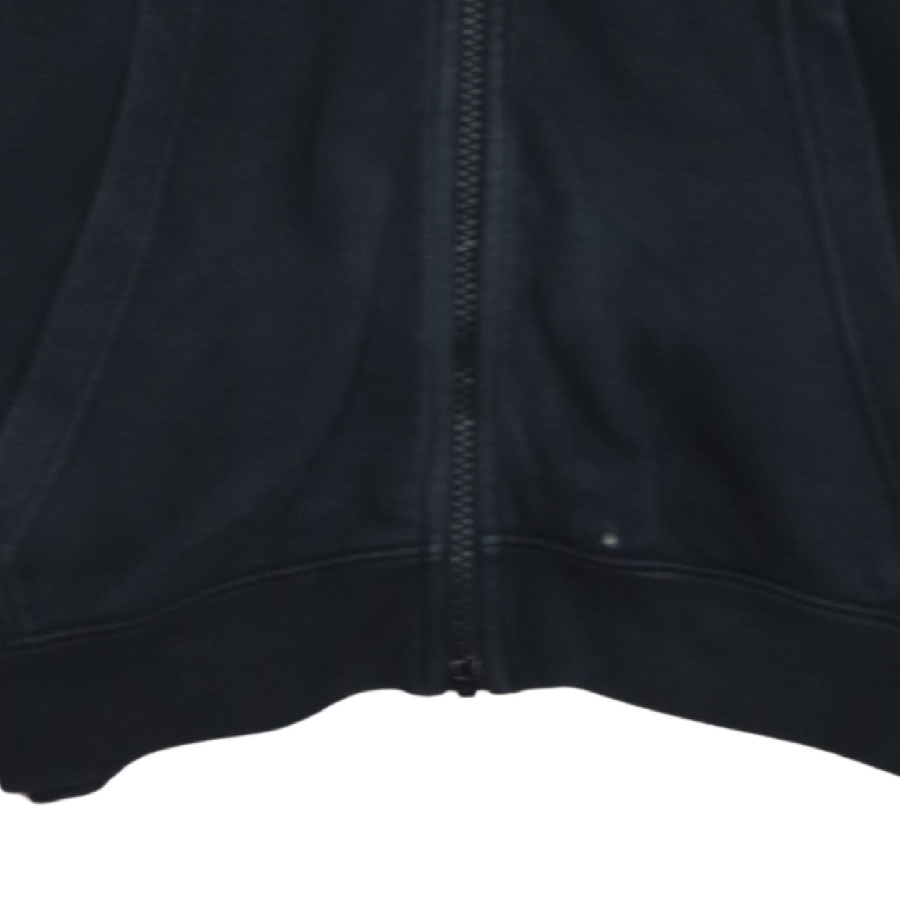 Nike Men's Black Full Zip Hoodie Small Cotton Fleece
