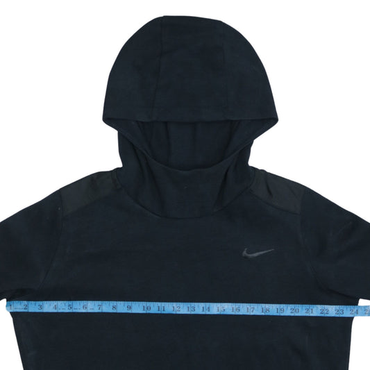 Nike Women Black XL Pullover Hoodie with Hooded Design