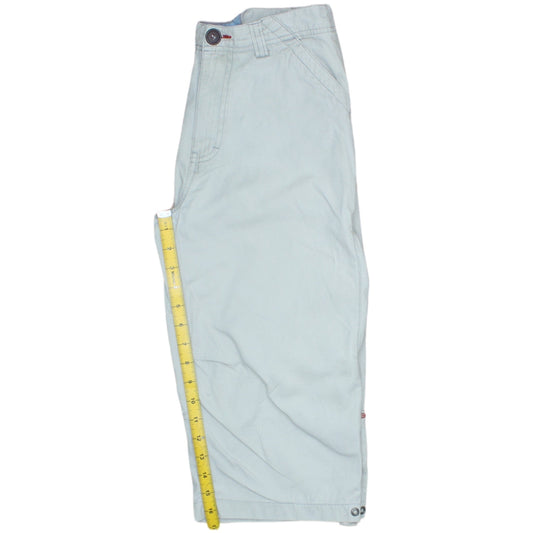 Tommy Hilfiger Boys Blue Cargo Shorts Size 16 Years Cotton Twill