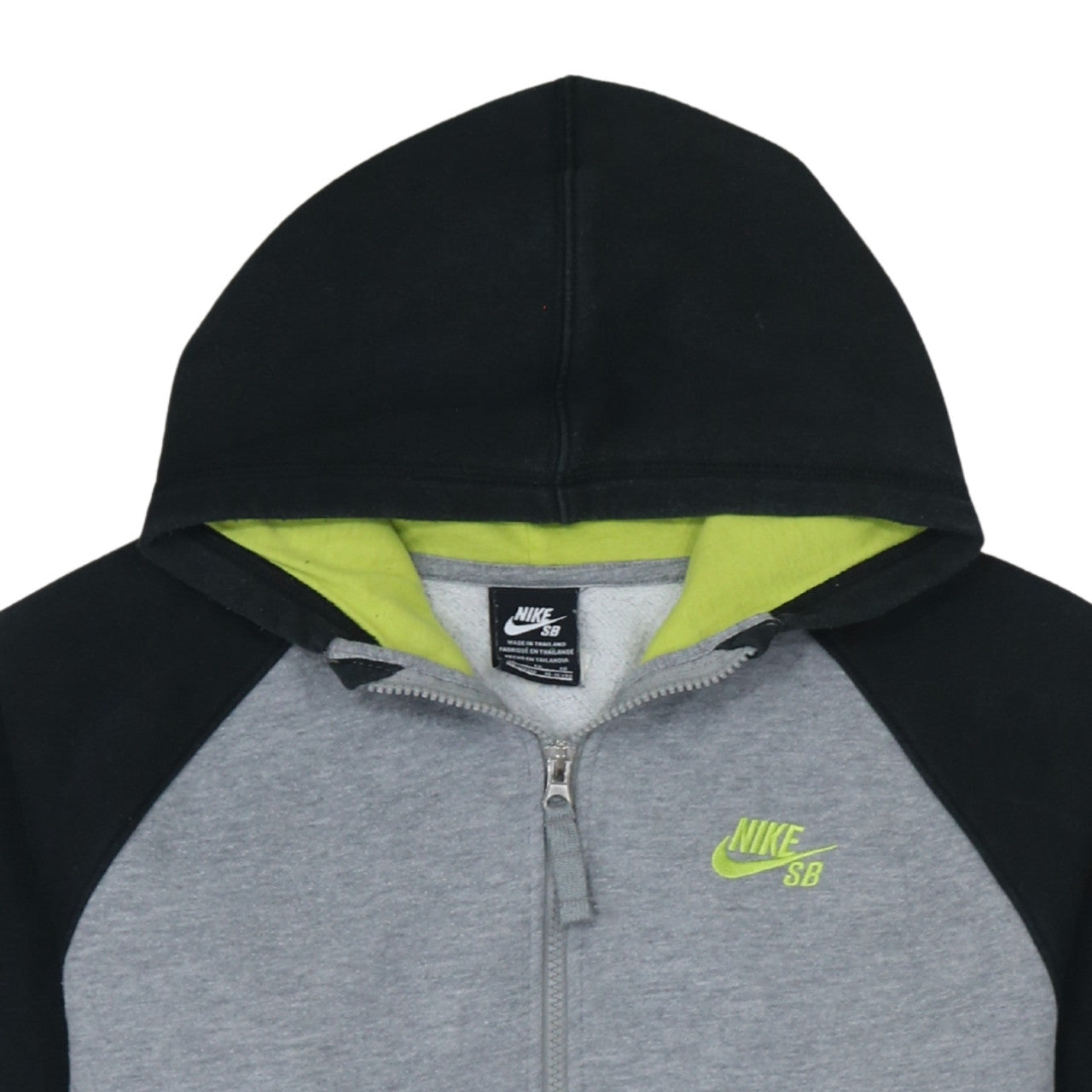 Nike Boys Grey & Black SB Full Zip Hoodie Size 13-15 Years Fleece