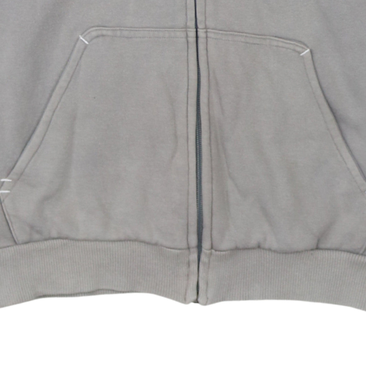 Additional view of Puma boys’ grey full zip hoodie xl 16 years cotton blend casual sportswear