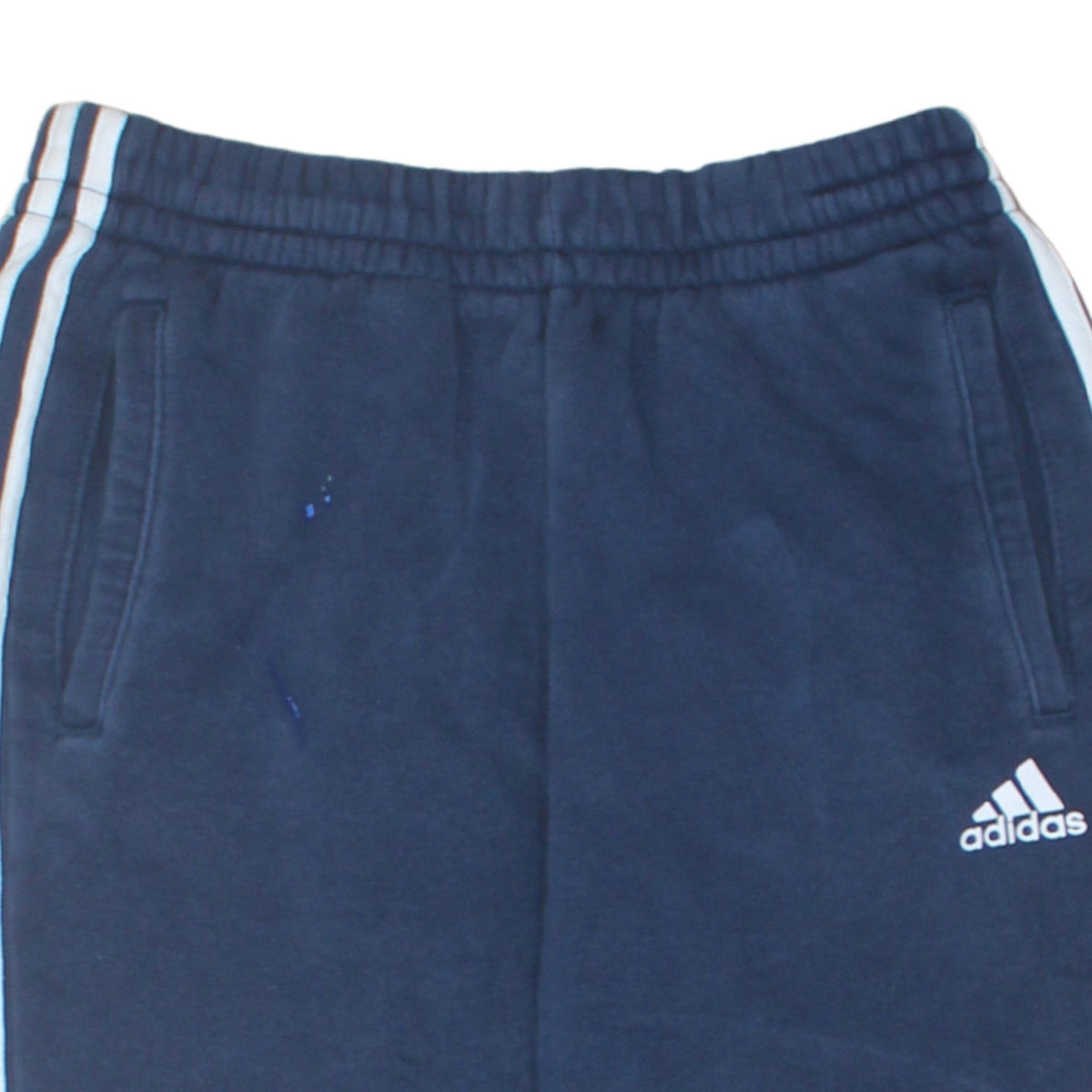 Additional view of adidas boys’ blue 13-14 years track pants with side stripes