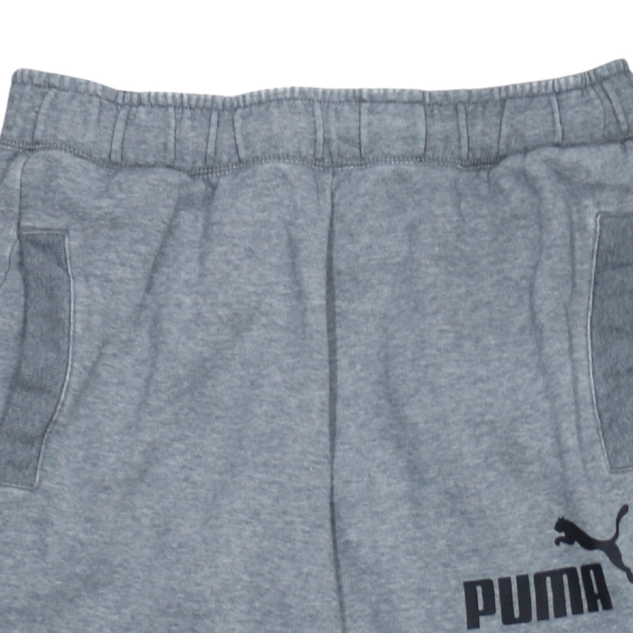 Puma Men's Grey Jogger Sweatpants M Regular Fit Cotton Blend
