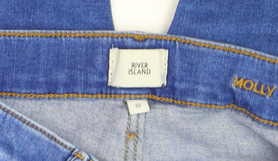 River Island Women’s Blue Molly Skinny Jeans Size 10