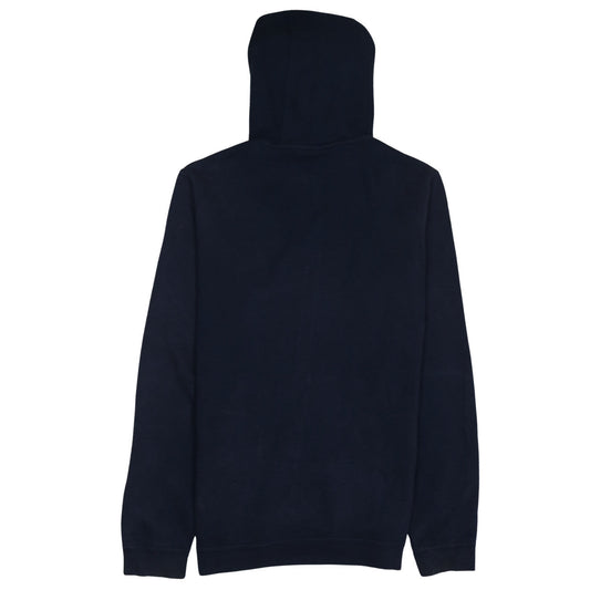 Nike Men's Blue Full Zip Hoodie L Cotton Blend Fleece