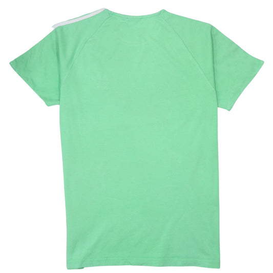 adidas Men's Green Retro Sports Short Sleeve Cotton T-Shirt Size M