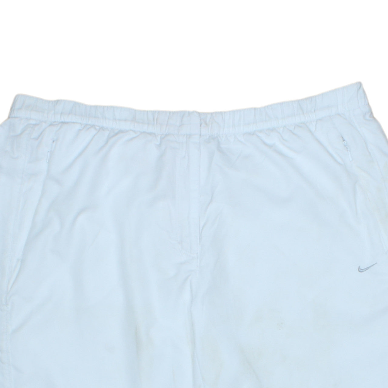 Nike Women White L Athletic Activewear Shorts Lightweight