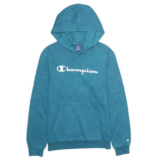Champion Boys Teal Pullover Hoodie 2XL 15-16 Years Cotton Blend