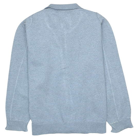 FILA Men’s Grey Full Zip Mock Neck Sweatshirt Size L