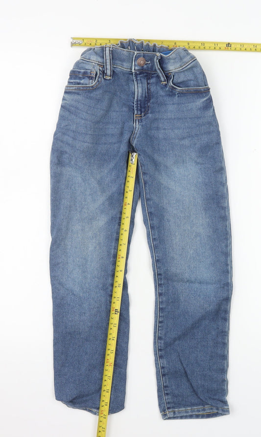 GAP Kids Boys Blue Straight Jeans Age 7 Years Regular Fit Denim