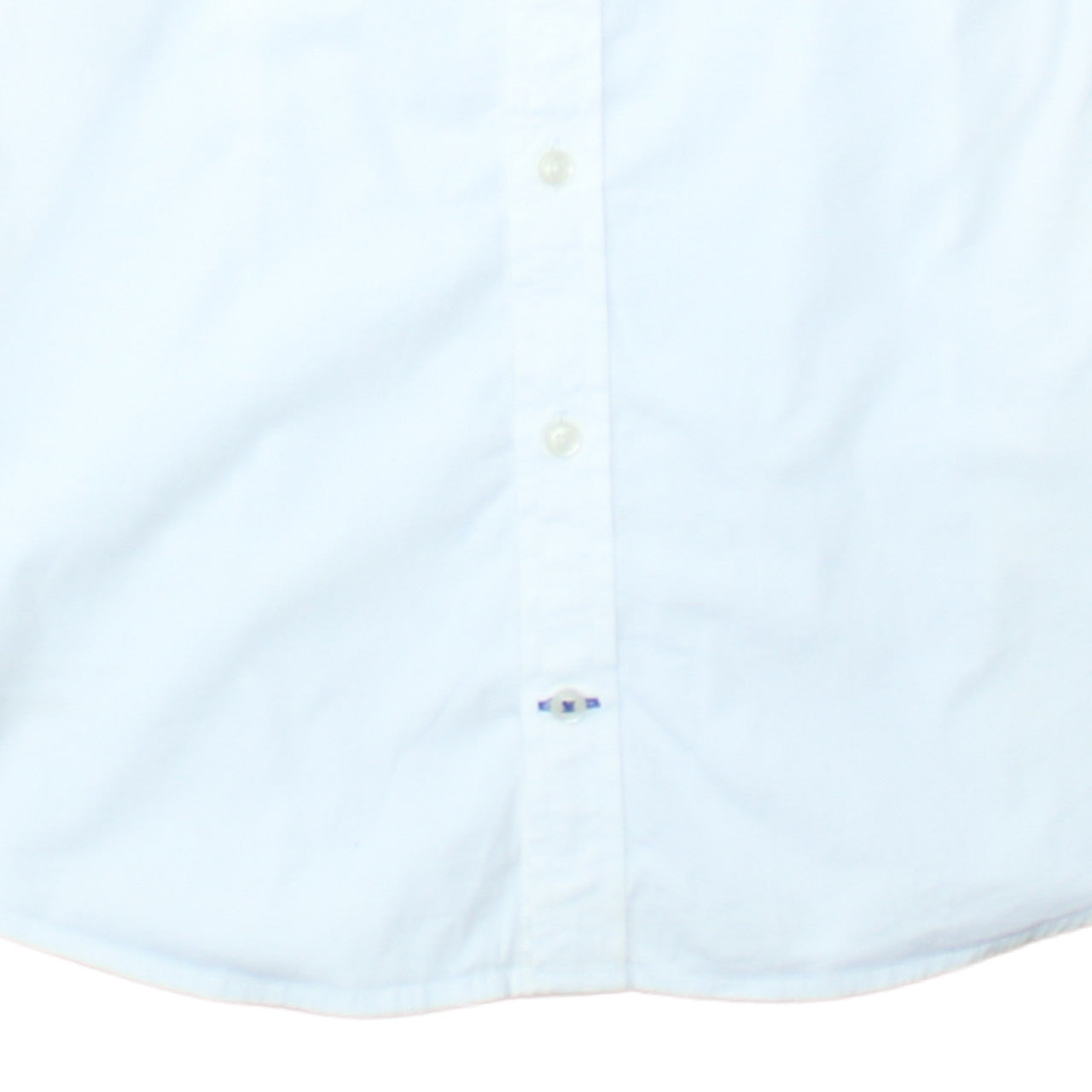 Tommy Hilfiger Men’s White Slim Fit Stretch Button-Up Shirt Size S