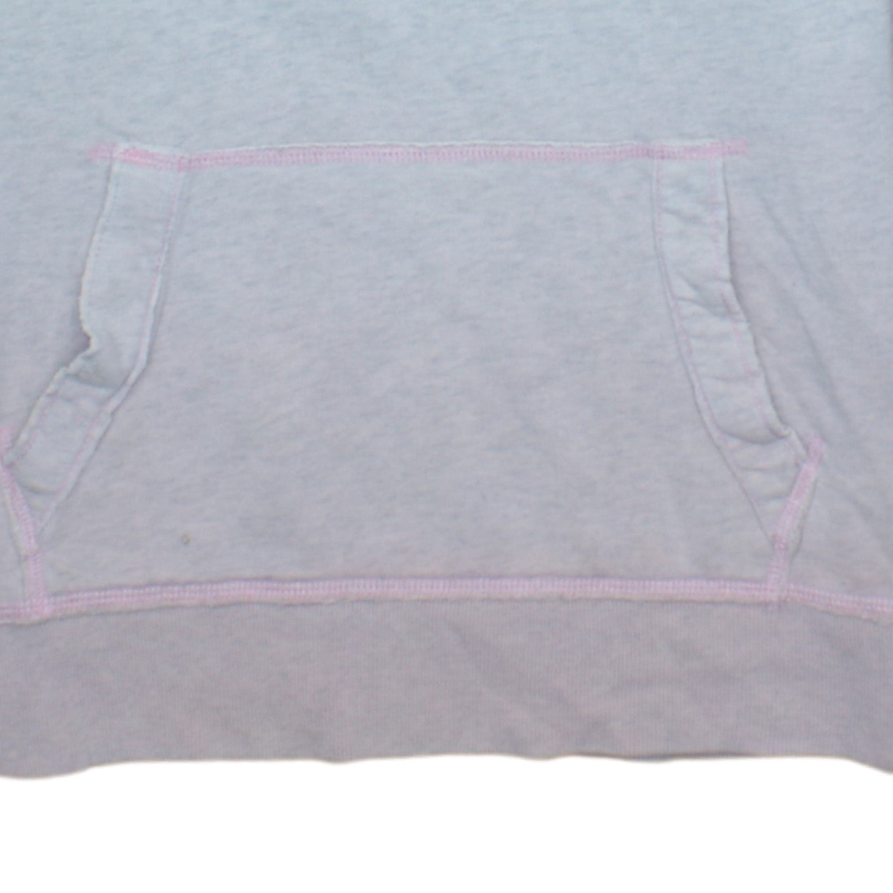 Hollister Men's Grey Pullover Hoodie S Classic Logo Fleece