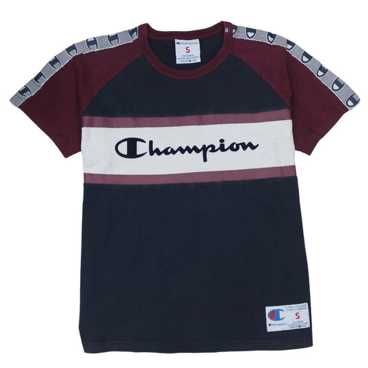 Champion Men's Multicolour S Crew Neck Retro Logo T-Shirt
