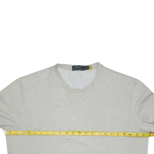 Polo Ralph Lauren Men's Grey Long Sleeve Pullover Sweatshirt L