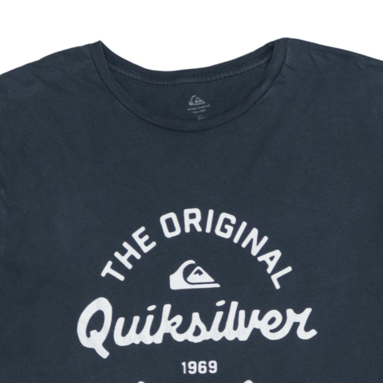 Quiksilver Men's Blue XL Surf Graphic Cotton T-Shirt