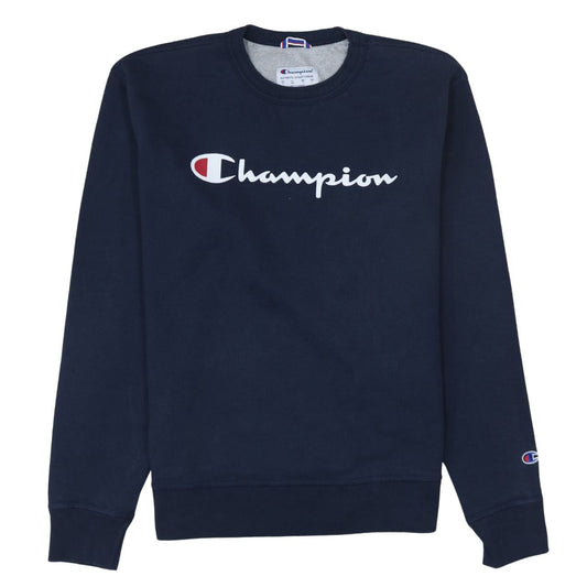 Champion Men's Blue Crew Neck Pullover Sweatshirt M