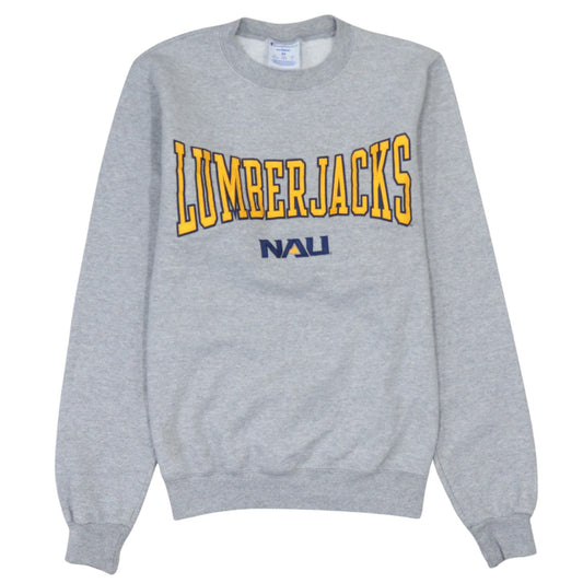 Champion Men's Grey Lumberjacks NAU Pullover Sweatshirt XS