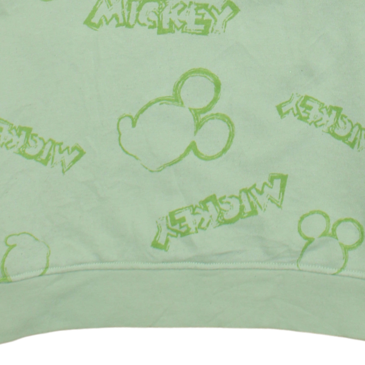 Primark Disney Mickey & Friends Green Sweatshirt XS Women's Casual