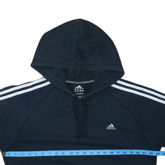 Adidas Men's Blue Pullover Hoodie Size L Sports Fleece
