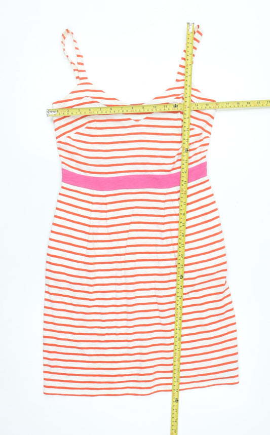 Boden Women’s Multicoloured Striped Cotton Tank Dress Size 8