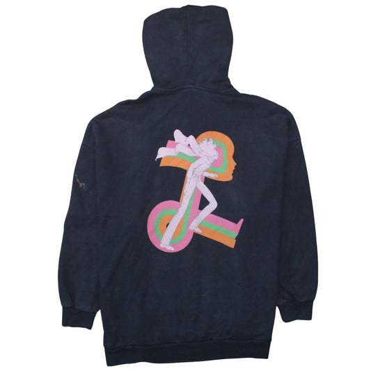 Levi's Blue Vintage Unisex Pullover Hoodie Medium Retro Graphic