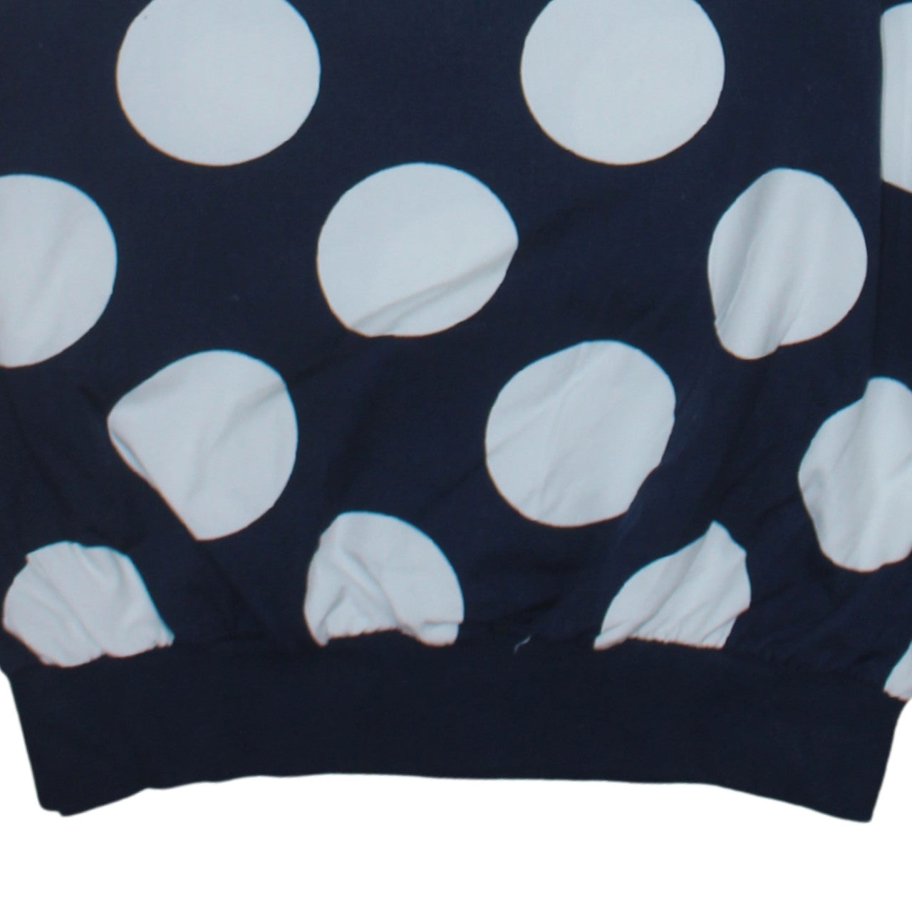 adidas Men's Blue Polka Dot Crew Neck Sweatshirt Size M