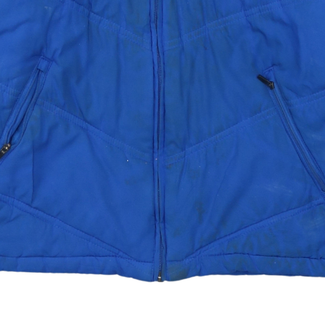 Additional view of Nike boys’ blue puffer jacket 10-12 years full zip winter coat