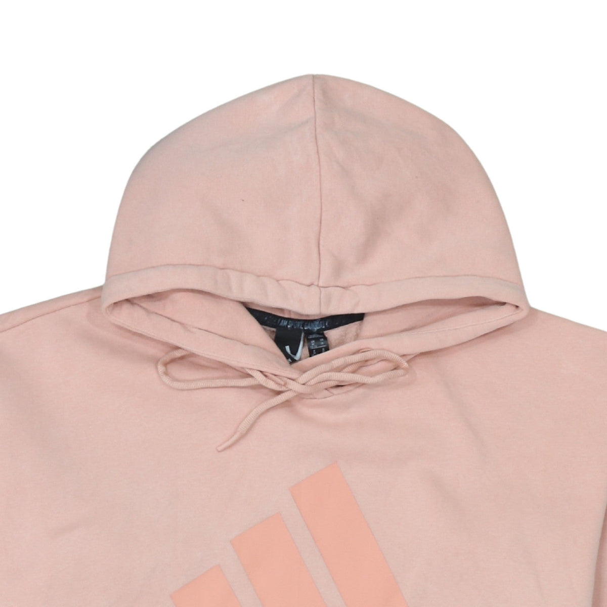 Additional view of Adidas Women Pink Logo Pullover Hoodie Medium 12-14 Casual