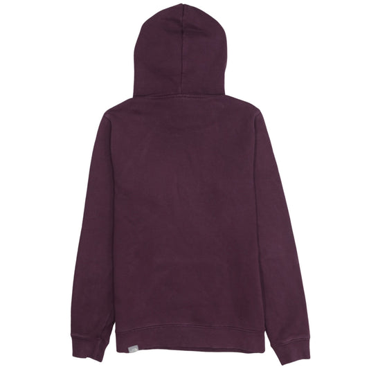 The North Face Womens Purple Hoodie Size M 100% Cotton Pullover