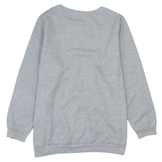 Disney Unisex Grey Mickey Mouse Pullover Sweatshirt S