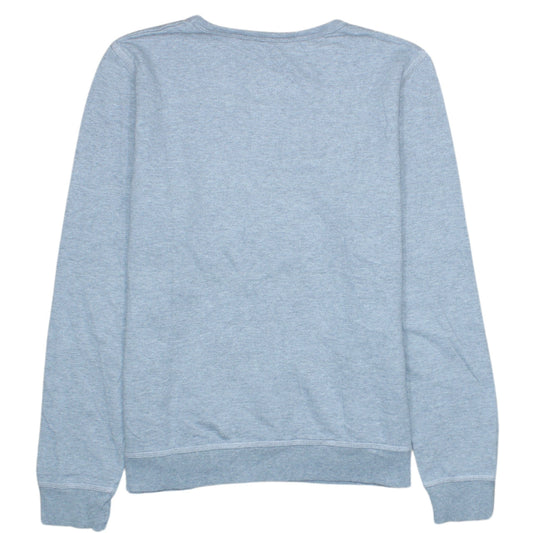 Levi's Women's Grey Logo Crew Neck Pullover Sweatshirt Size 16