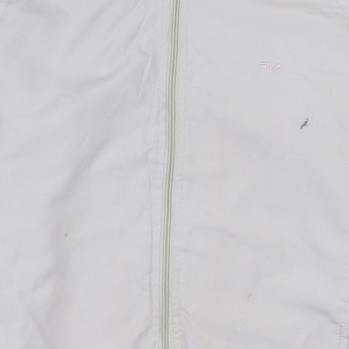 Additional view of Fila Women White Full Zip Lightweight Sports Jacket, size L
