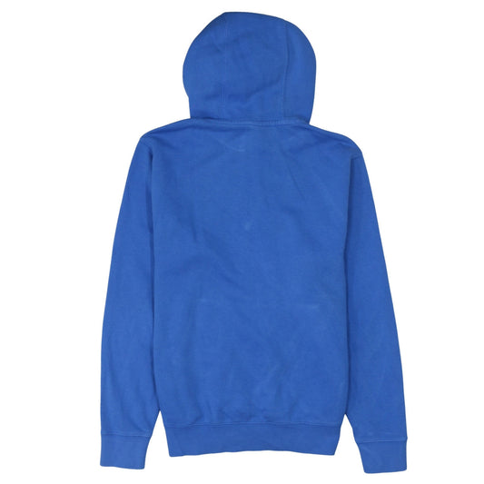 Nike Men's Blue Pullover Hoodie Small Regular Fit Cotton Fleece