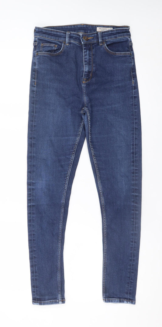 Marks & Spencer Women Blue Size 10 Skinny Stretch Jeans