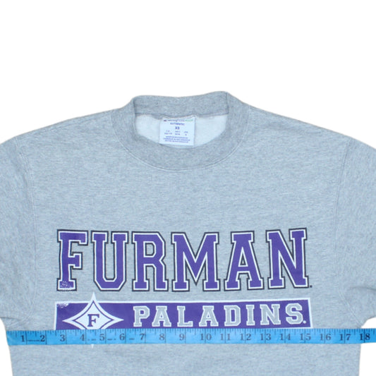 Champion Men’s Grey Furman Paladins Sweatshirt XS Regular Fit