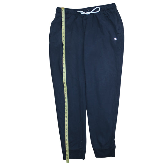 Champion Men's Blue XL Fleece Jogger Sweatpants With Drawstring