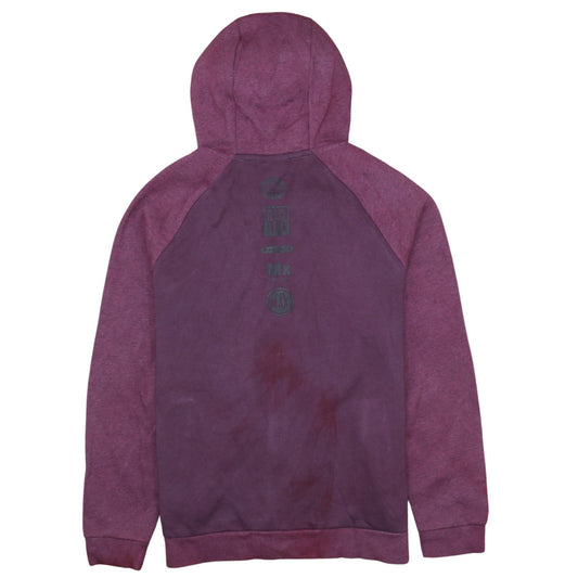 Nike Boys Burgundy Full Zip Hoodie XL (13-15 Years) Cotton Blend