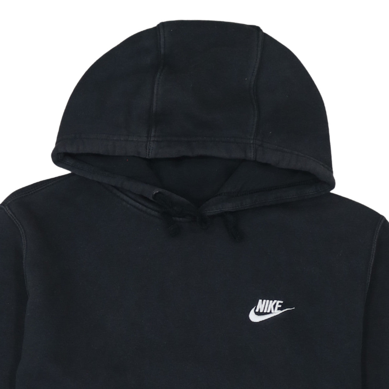 Nike Men's Black Pullover Hoodie M Regular Fit Fleece Sweatshirt