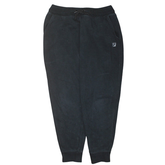 Fila Men's Black Jogger Sweatpants L Regular Fit Casual