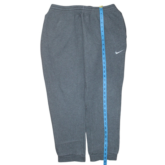 Nike Men Grey Regular Fit Fleece Sweatpants M