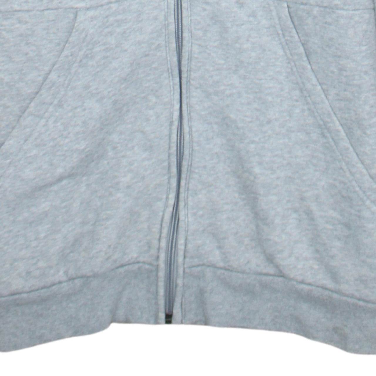 Additional view of adidas Men's Grey Full Zip Hoodie, size M, Sportswear