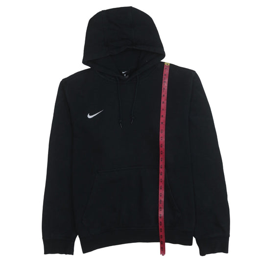 Nike Women Black XL Pullover Hoodie Cotton Blend Logo Sportswear