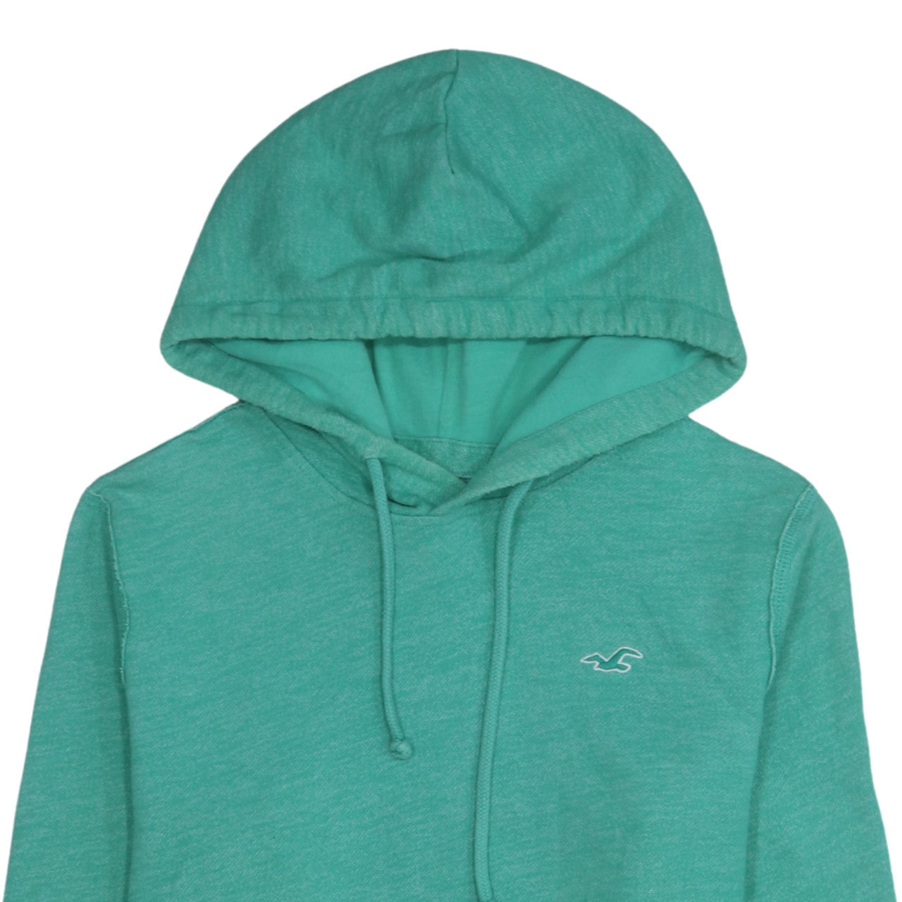 Hollister Women’s Green Pullover Hoodie Small Cotton Blend Casual