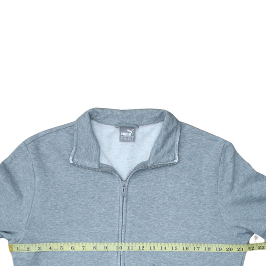 Puma Men’s Grey Full Zip Sweatshirt Size M Regular Fit